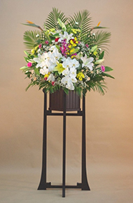 木製1段スタンド