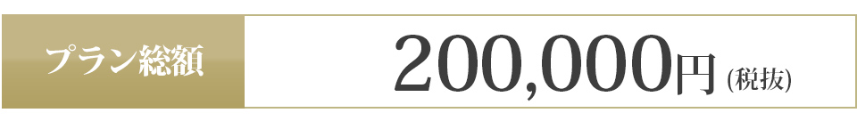 200,000円 (税抜)