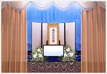 プラン20 一日葬 祭壇例