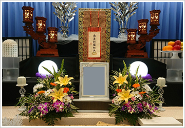 35万円プラン 祭壇例