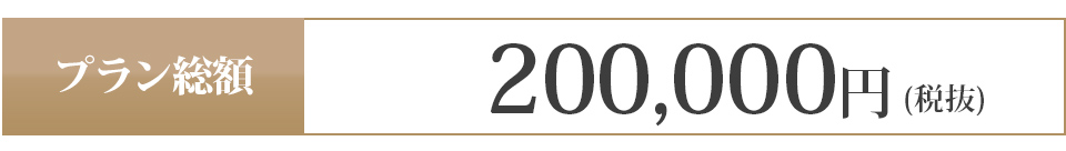 200,000円 (税抜)